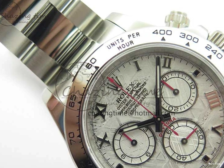 MiroTime 0504 ZeroBulk Daytona 116509 ‘Meteorite’ Noob 1:1 Best Edition 904L SS Case and Bracelet SA4130 V 2608
